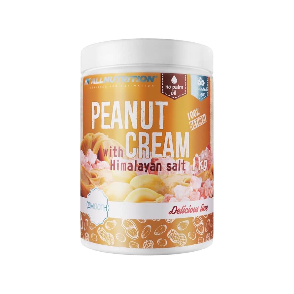 Peanut Cream With Himalayan Salt Smooth 1kg - ALLNutrition