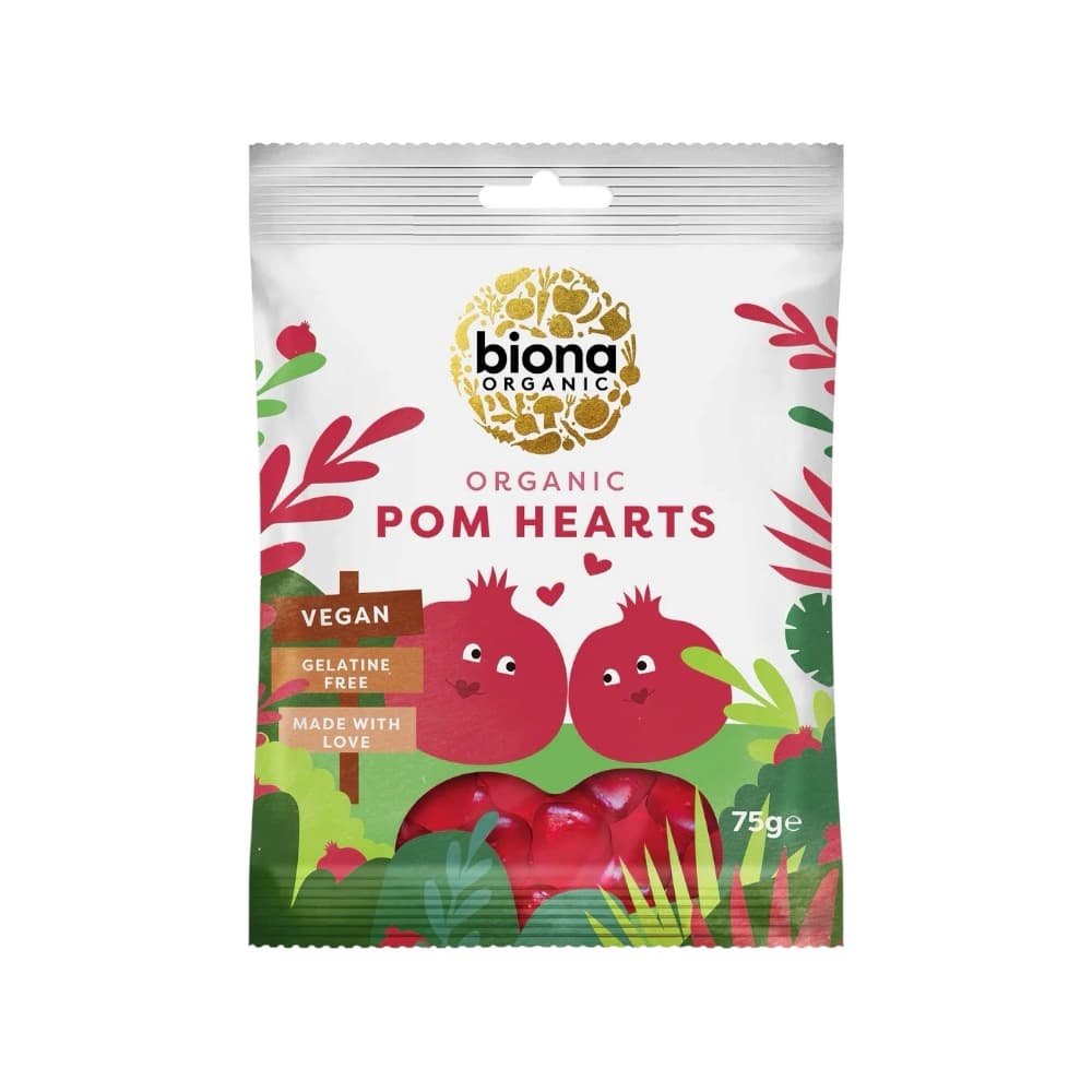 Organic Pom Hearts 75g - Biona Organic