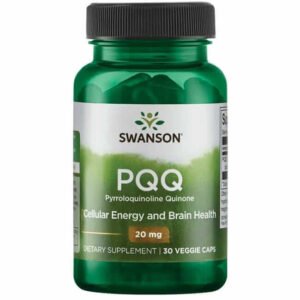 PQQ Cellular Energy and Brain Health 20mg 30 Veggie Capsules - Swanson
