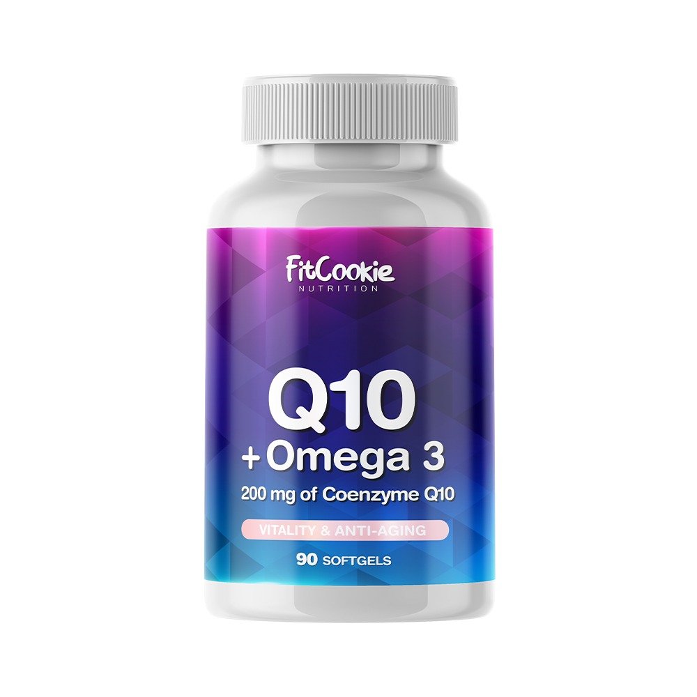 Q10 + Omega 3 90 Softgels - FitCookie