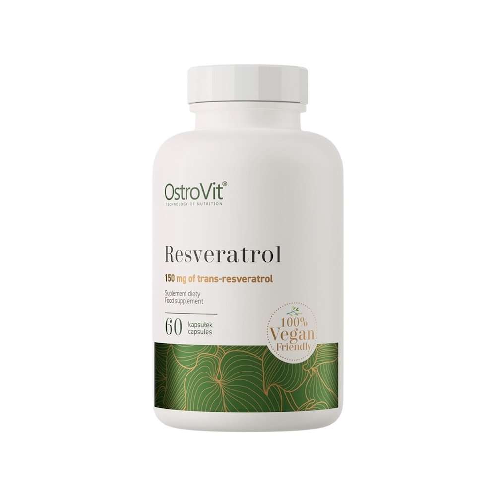 Resveratrol 150mg 60 Veg Caps - OstroVit