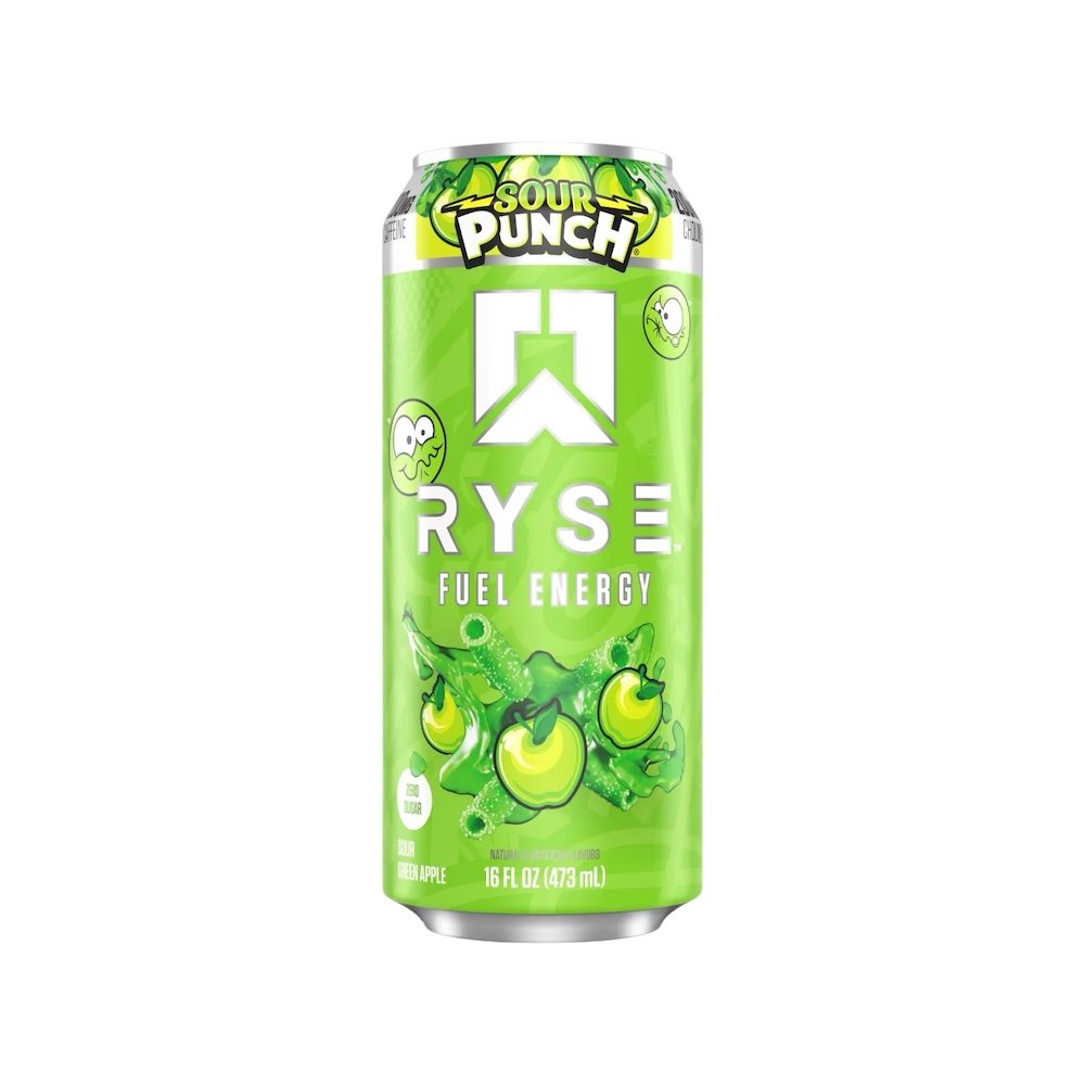 Ryse Fuel Energy Drink 473ml - Sour Punch Green Apple