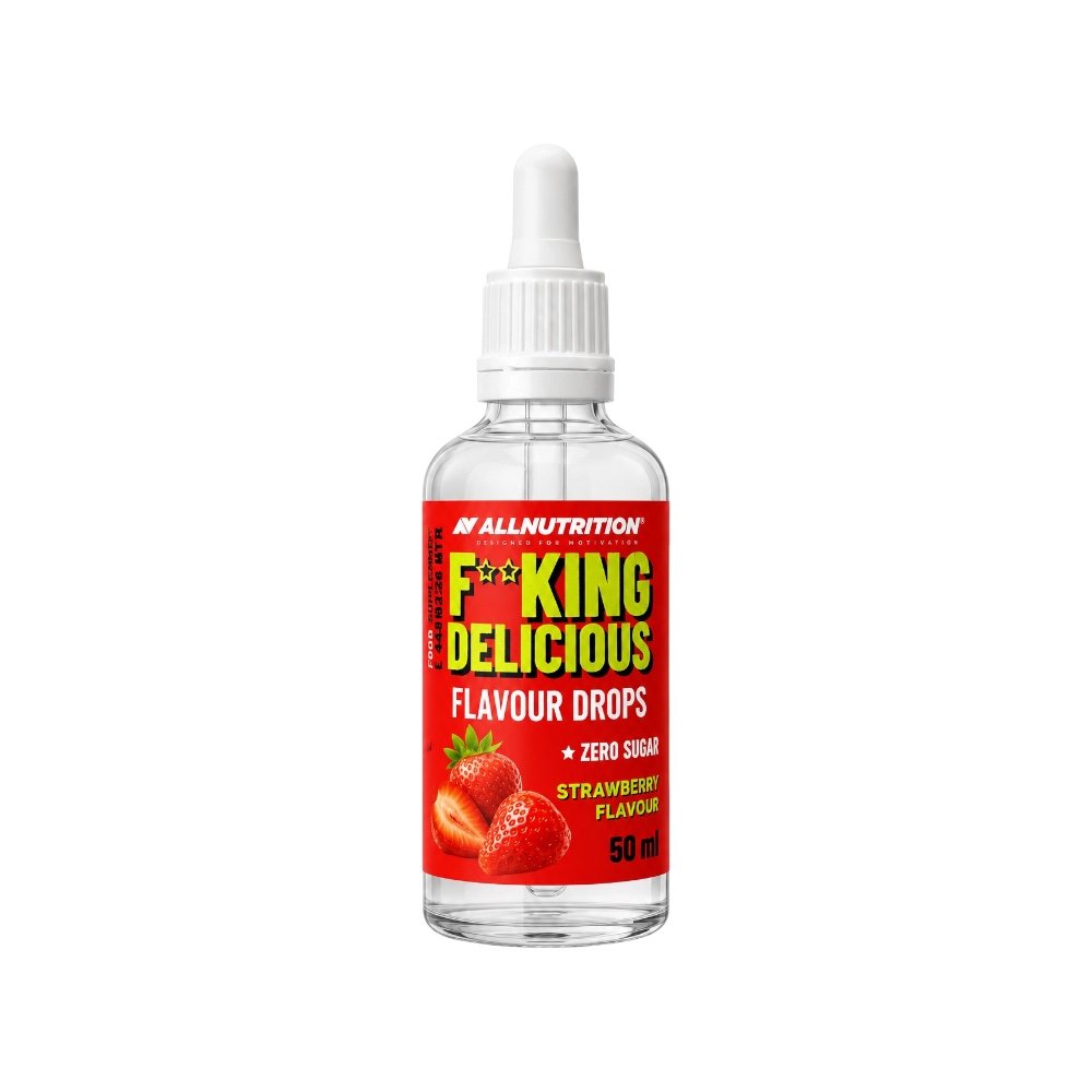 FitKing Delicious Flavour Drops 50ml - Strawberry
