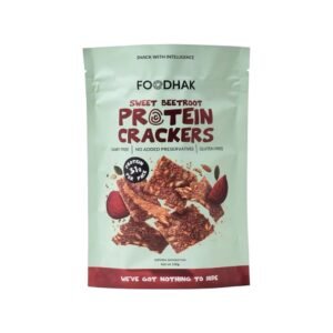 Protein Crackers Sweet Beetroot 100g - FoodHak
