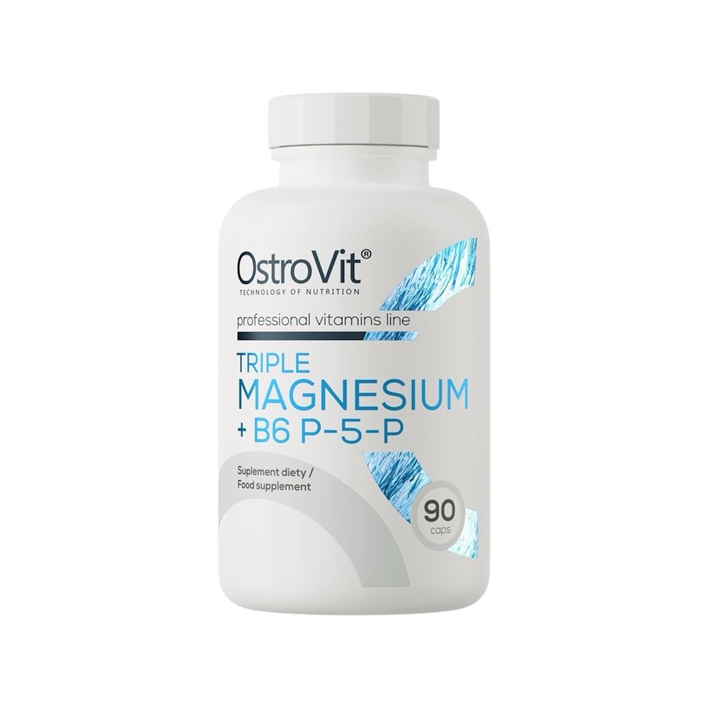 Triple Magnesium+B6 P-5-P 90 Caps - OstroVit
