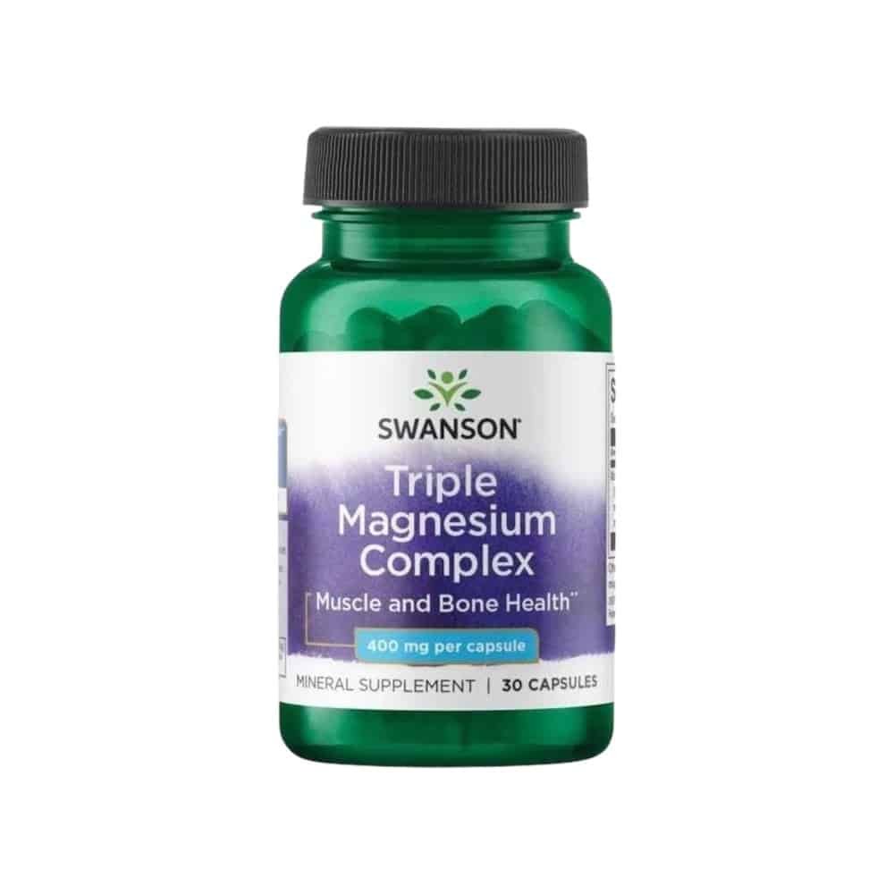 Triple Magnesium Complex 400mg 30 Caps - Swanson