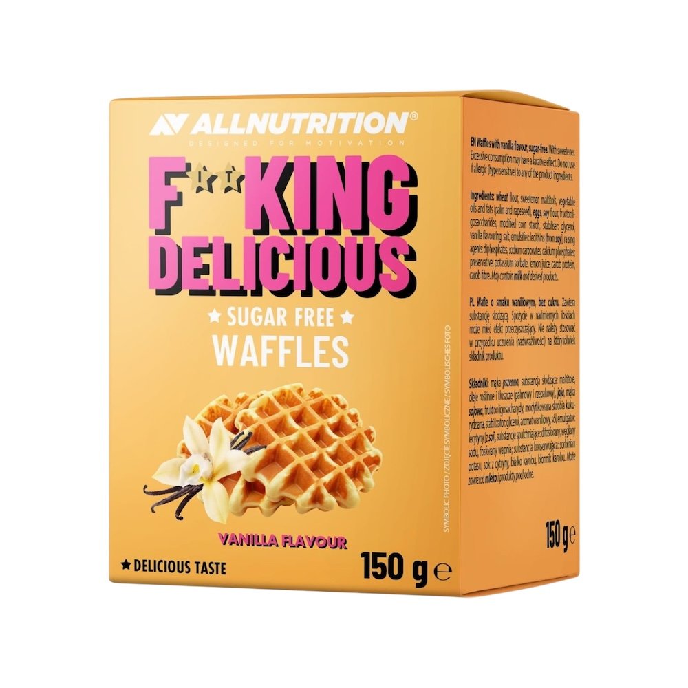 FitKing Delicious Waffles 150g - Vanilla