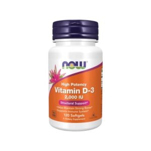 D3 2000iu 120 Softgels - Now Foods