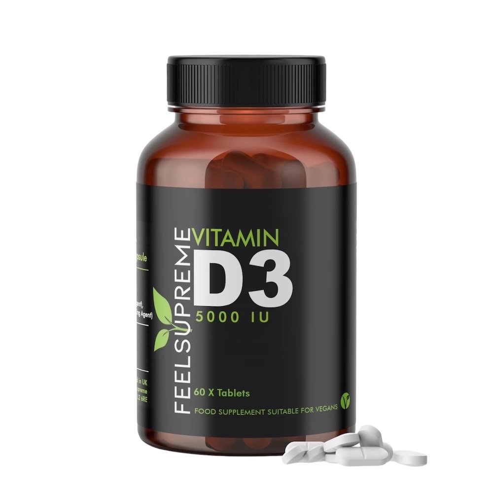 Vitamin D3 5000iu 60 Tabs - Feel Supreme