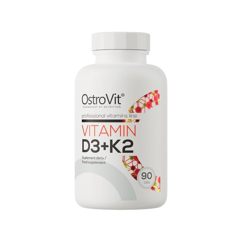 Vitamin D3 K2 90 Tabs - OstroVit