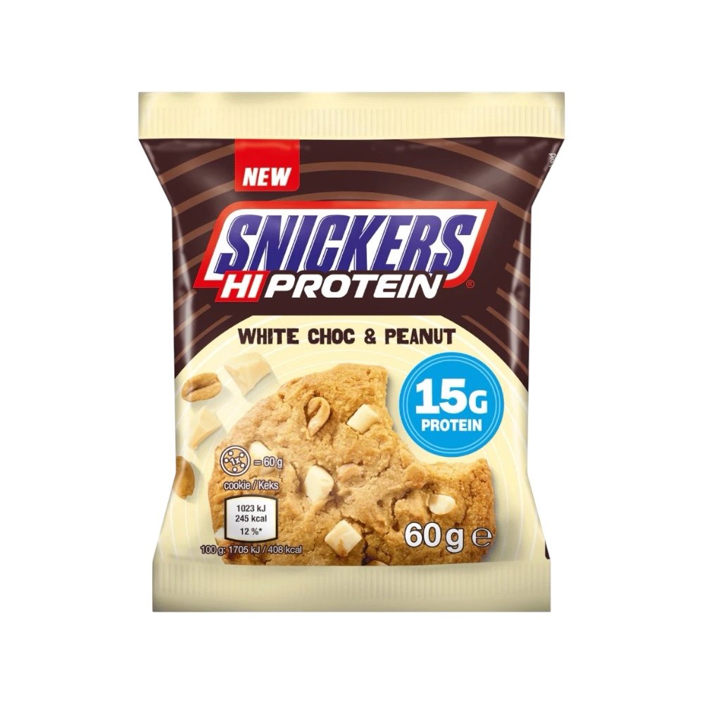 Snickers Hi Protein Cookie 60g - White Choc & Peanut