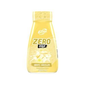 6PAK Zero Syrup 500ml - White Chocolate
