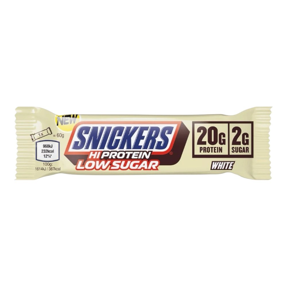 Snickers Hi Protein Low Sugar Bar 57g - White